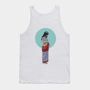 Pregnant Neo-Assyrian Princess (solar disk) Tank Top